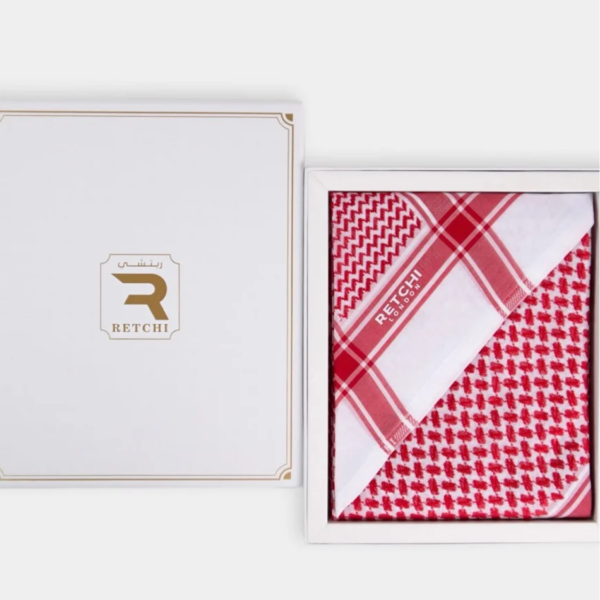 شماغ ريتشي لندن احمر 2024